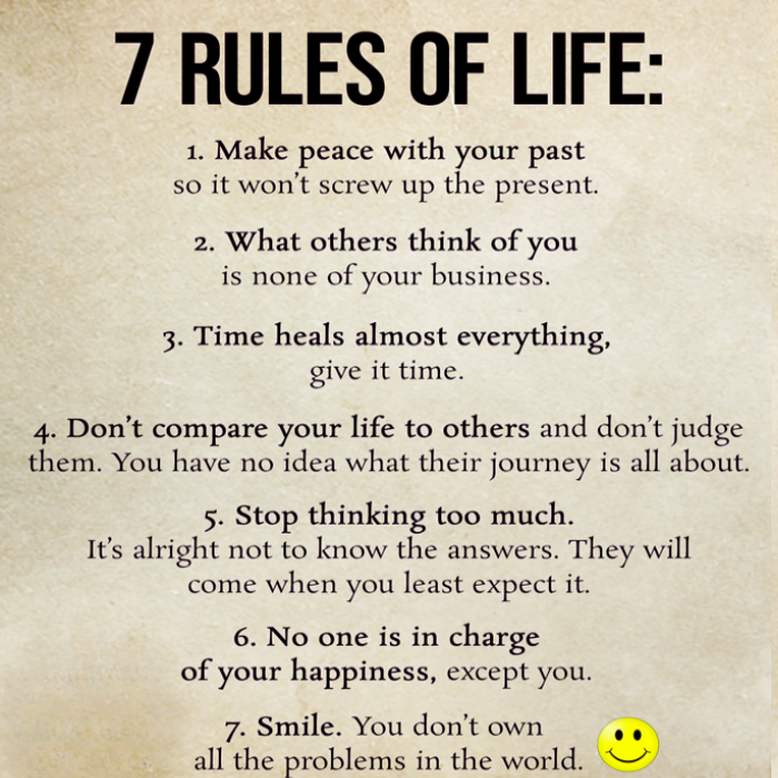 7 Rules of Life: A Guide to Mindful Living