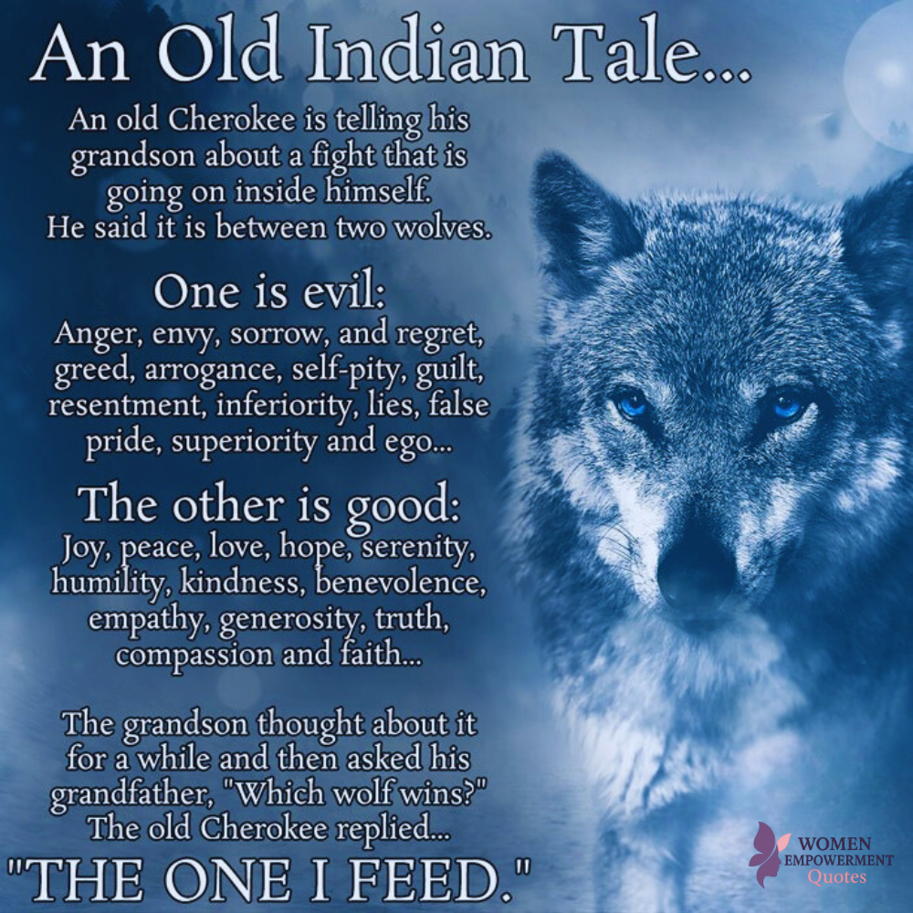 The Tale of Two Wolves: A Cherokee Story About the Battle Within