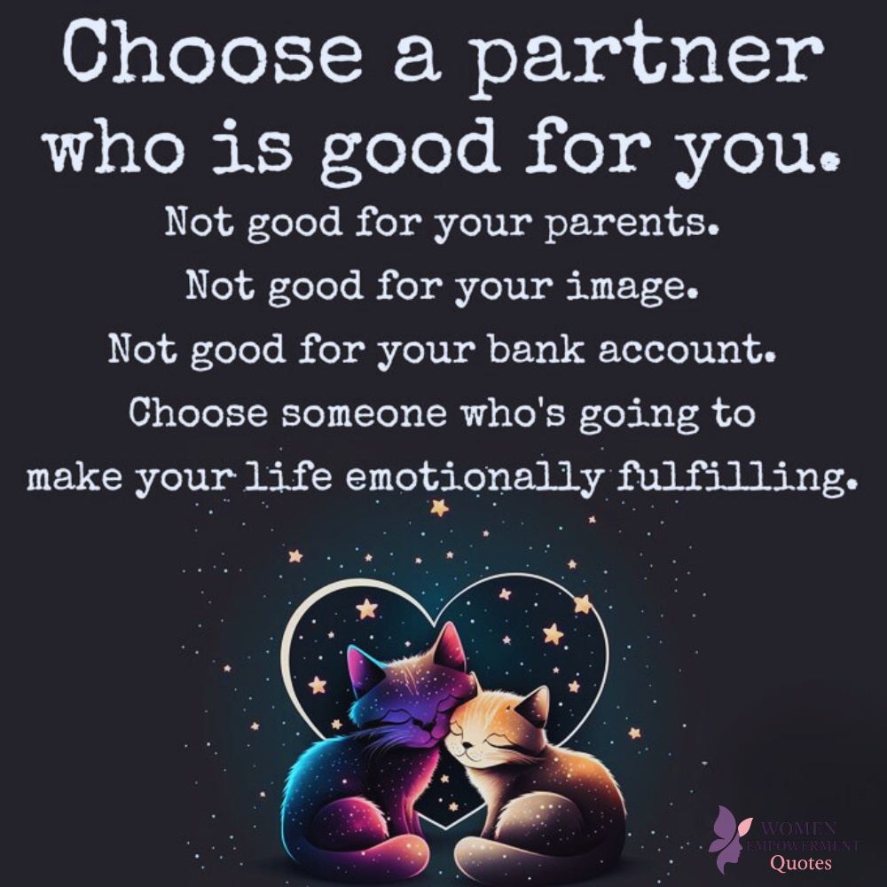 Finding the Right Partner: Beyond Social Expectations
