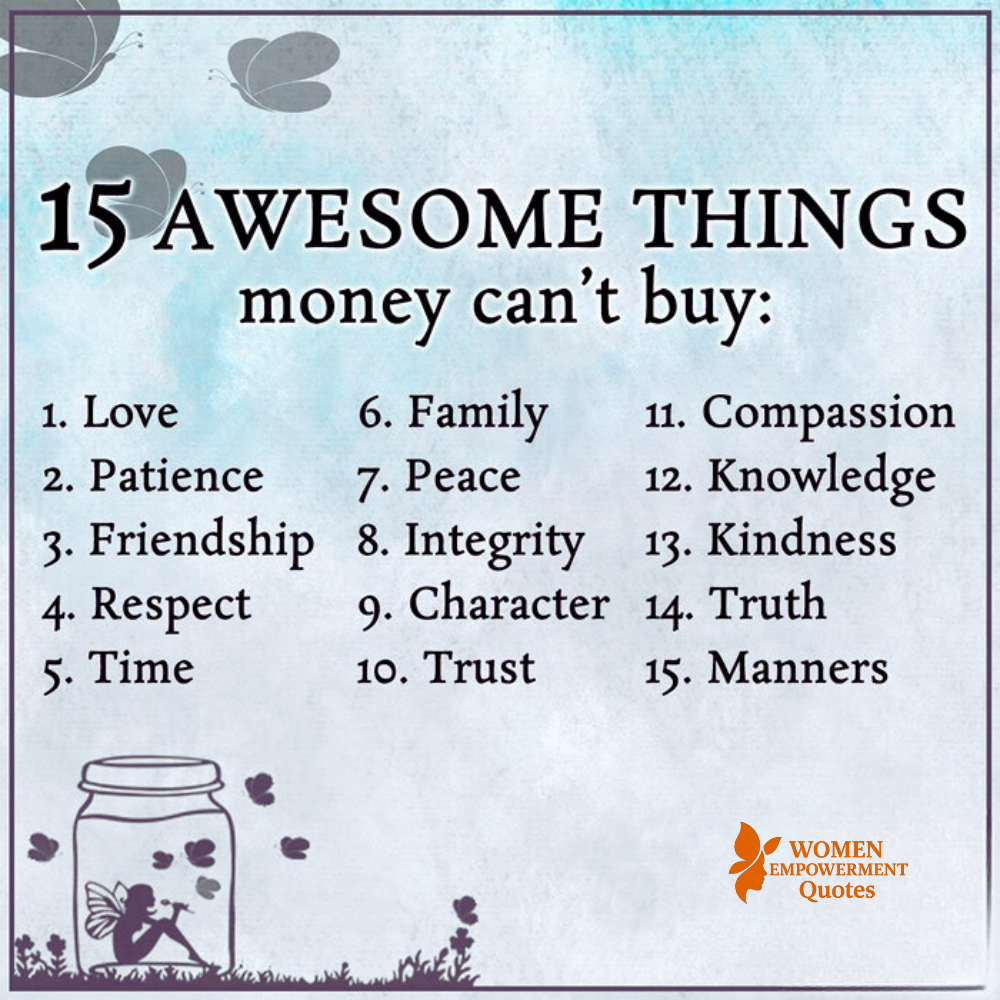 The Richest Things You'll Never Buy