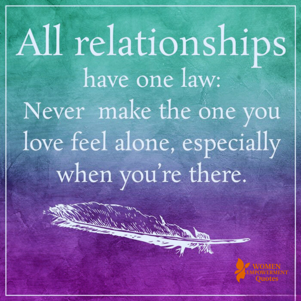 Let No One Feel Alone Beside You