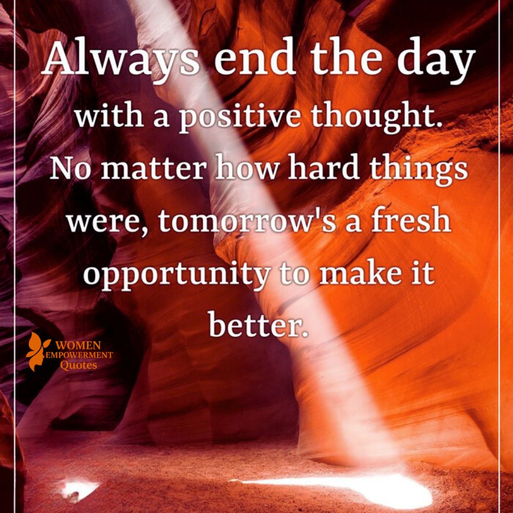 End the Day with Hope in Your Heart
