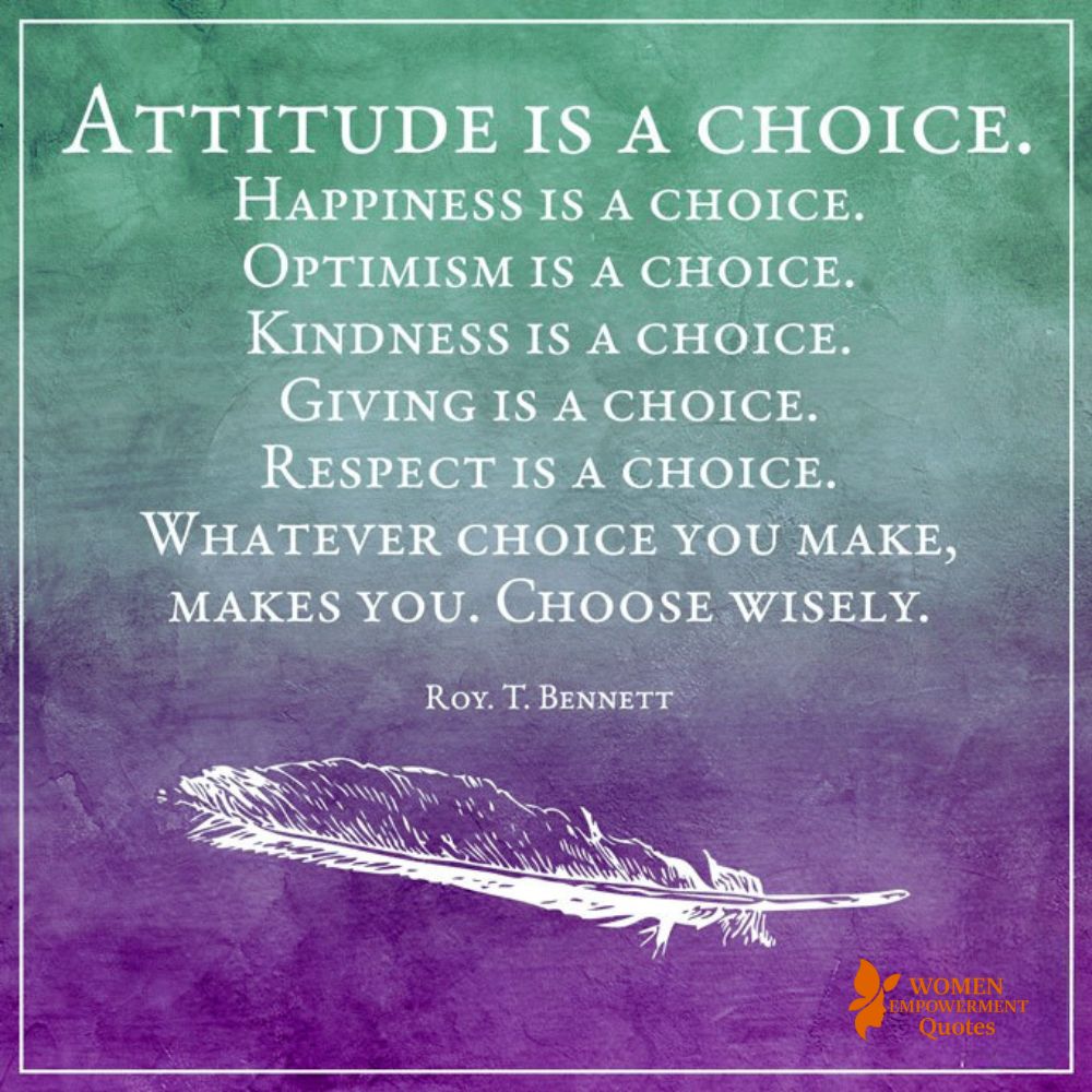The Silent Power of Choosing Well
