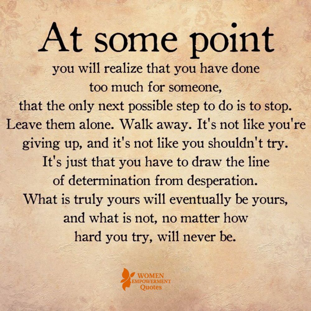 The Strength in Letting Go