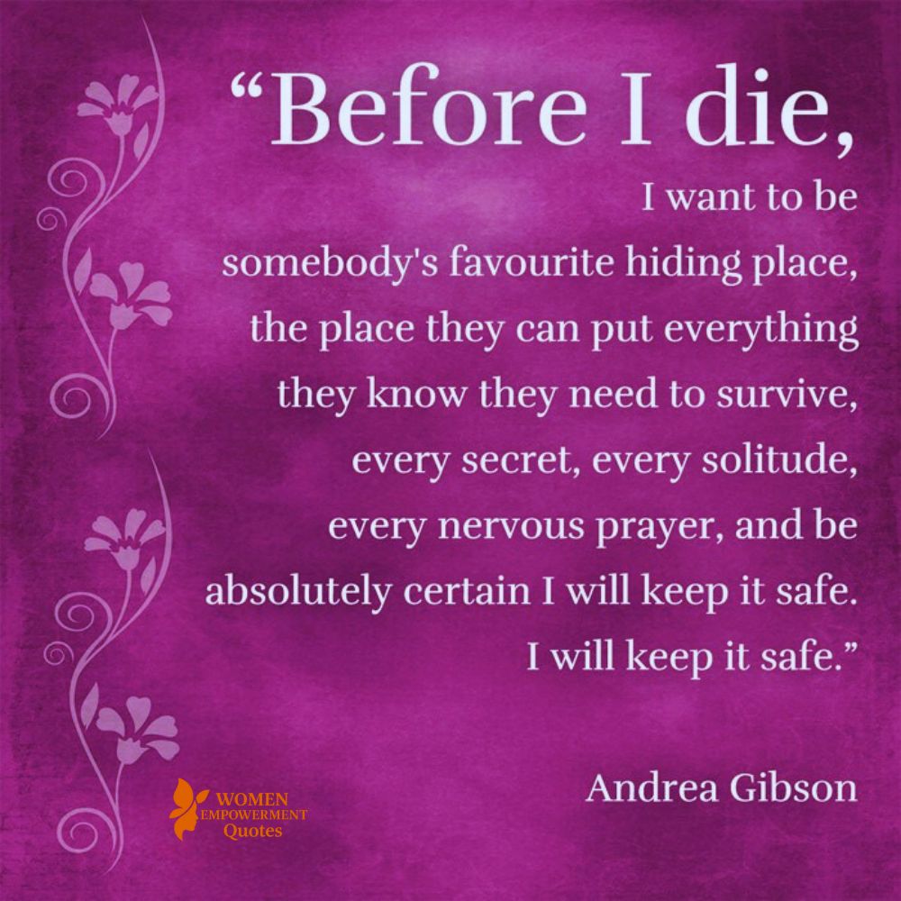 Before I Leave This World, I Want to Be Someone’s Safe Place