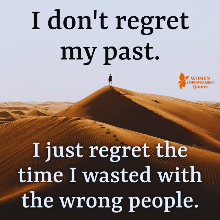 No Regrets—Only Lessons, Only Growth