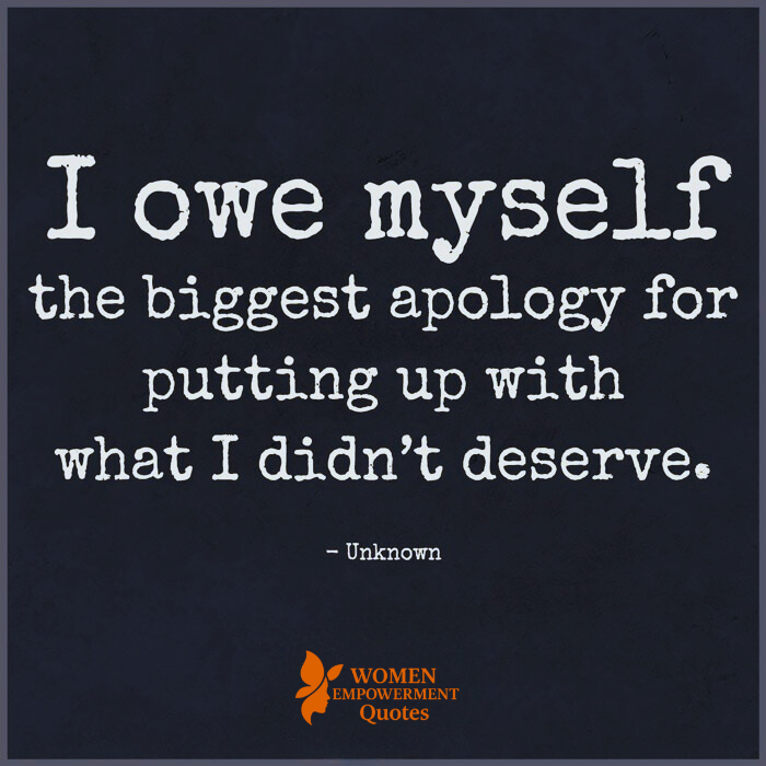 The Apology I Owe Myself: Reclaiming My Worth