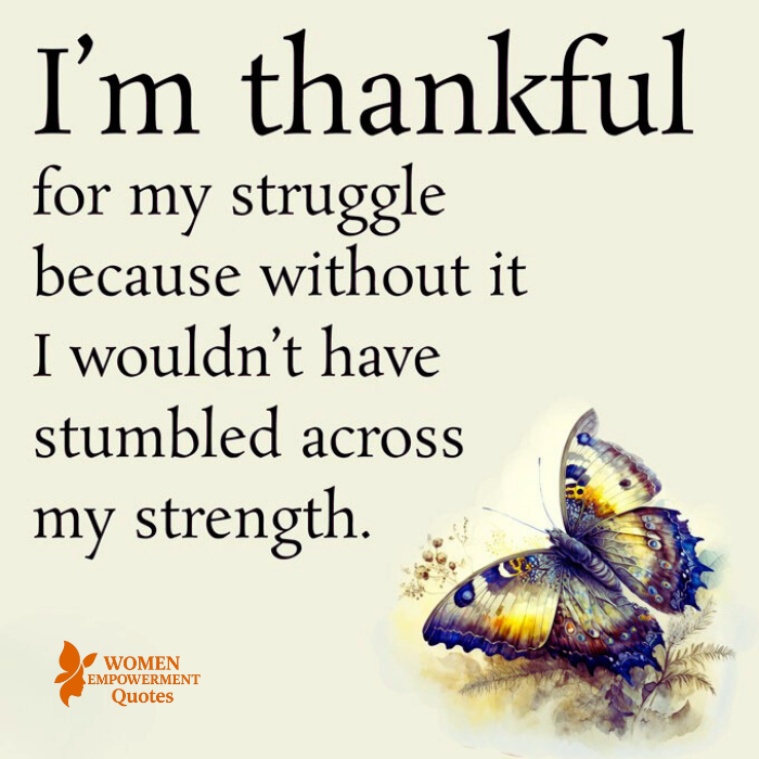 BENEATH THE STRUGGLE, STRENGTH IS BORN