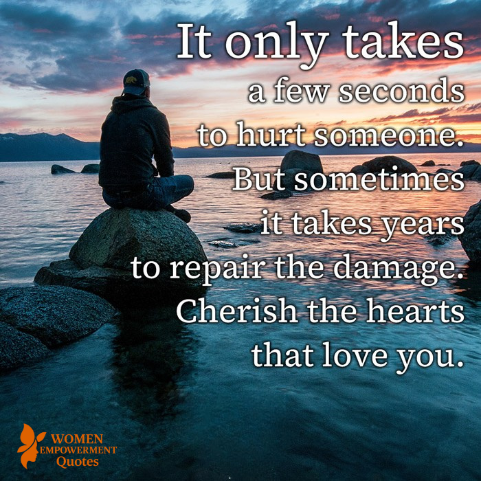 WORDS CAN WOUND, LOVE CAN HEAL
