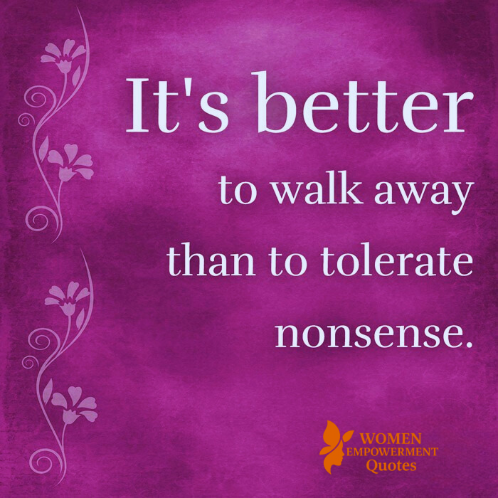 KNOW WHEN TO WALK AWAY: CHOOSING PEACE OVER POINTLESS STRUGGLES