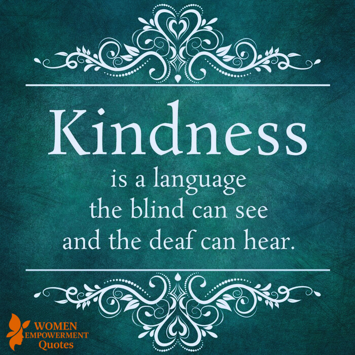 KINDNESS: THE LANGUAGE THAT TOUCHES THE SOUL