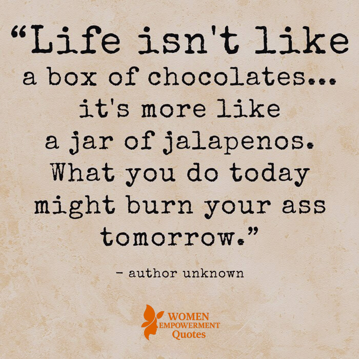 LIFE ISN’T SWEET — IT’S SPICY
