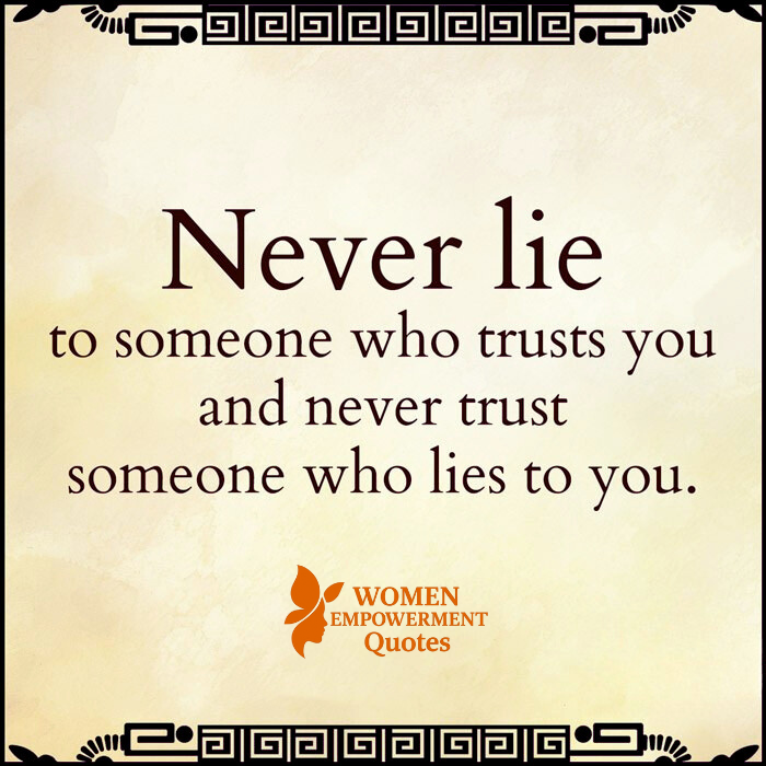 WHEN TRUST IS BROKEN, SO IS THE BOND