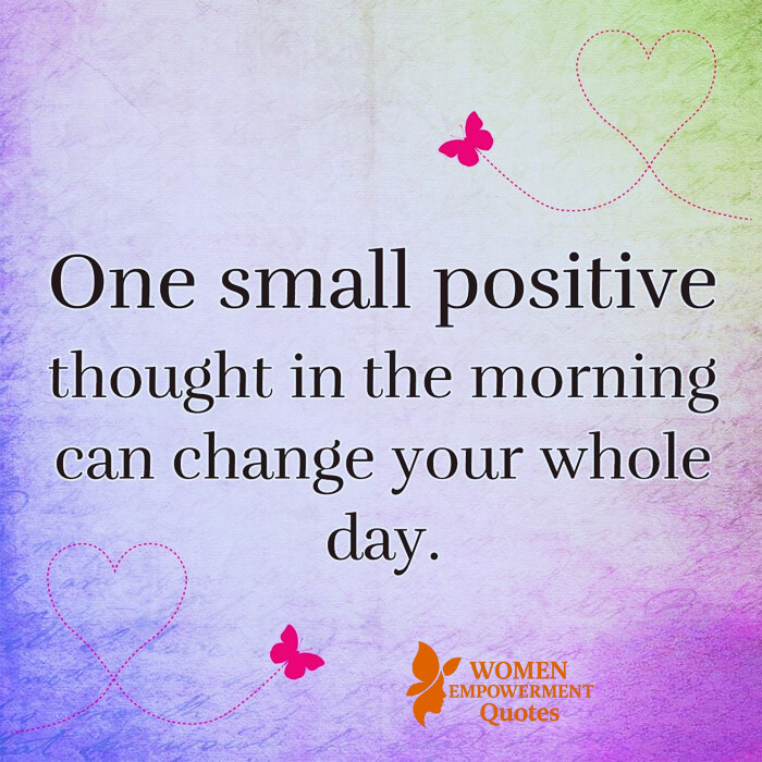 A Morning Thought That Can Light Your Entire Day