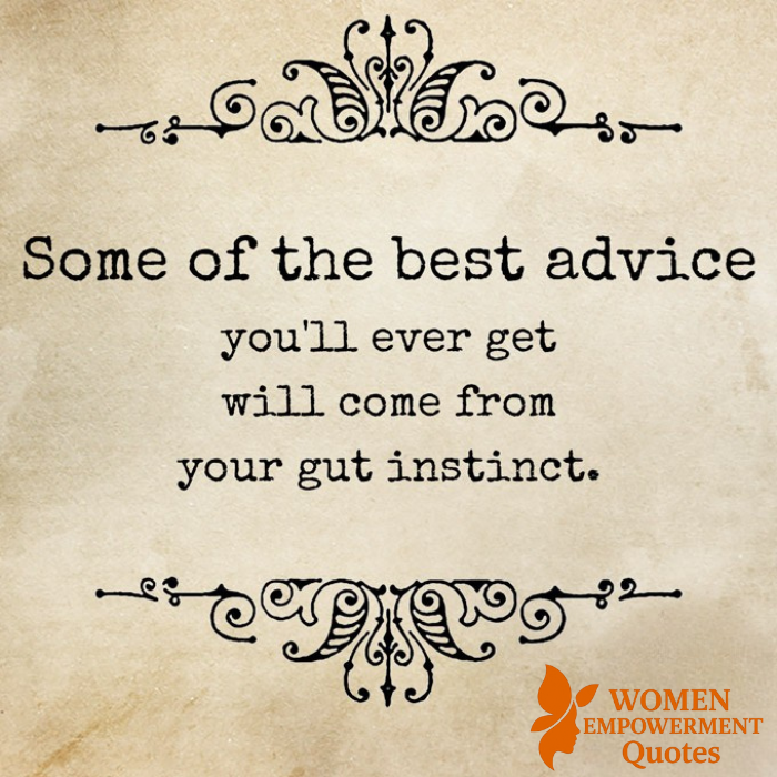  LISTEN TO YOUR INNER VOICE — IT KNOWS THE WAY