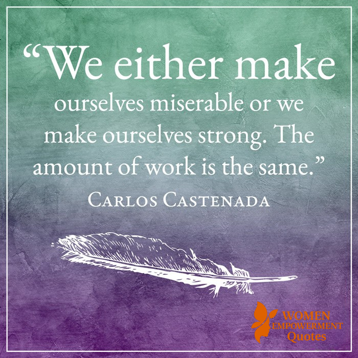 THE CHOICE IS OURS: BUILDING STRENGTH INSTEAD OF SUFFERING
