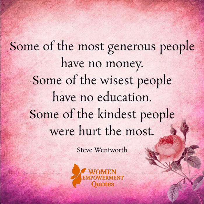 THE RICHEST HEARTS OFTEN HAVE EMPTY POCKETS
