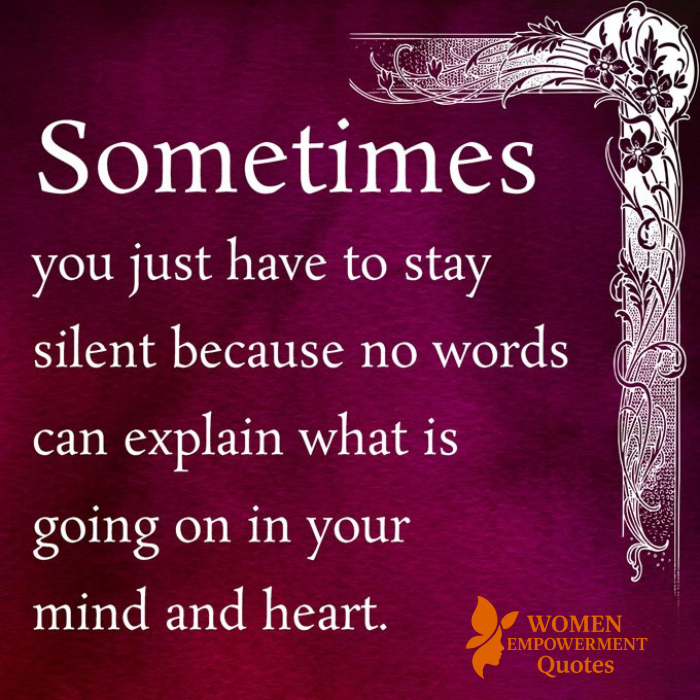 When Silence Becomes Your Strength