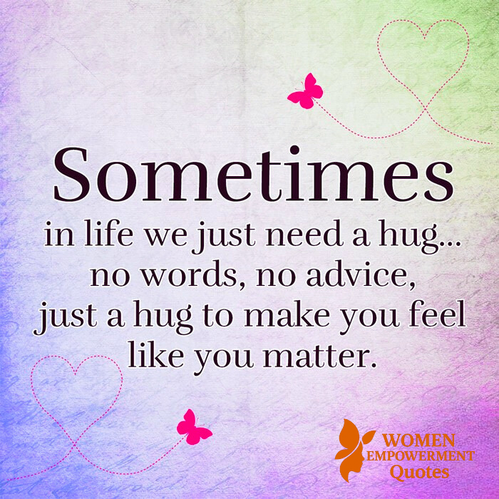 When Words Fall Short, Let the Heart Speak Through a Hug