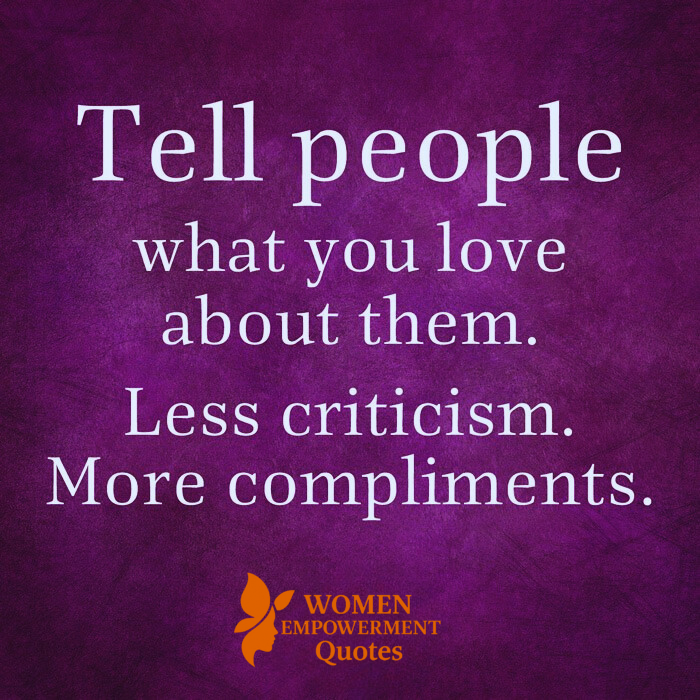 Speak the Good You See in Others