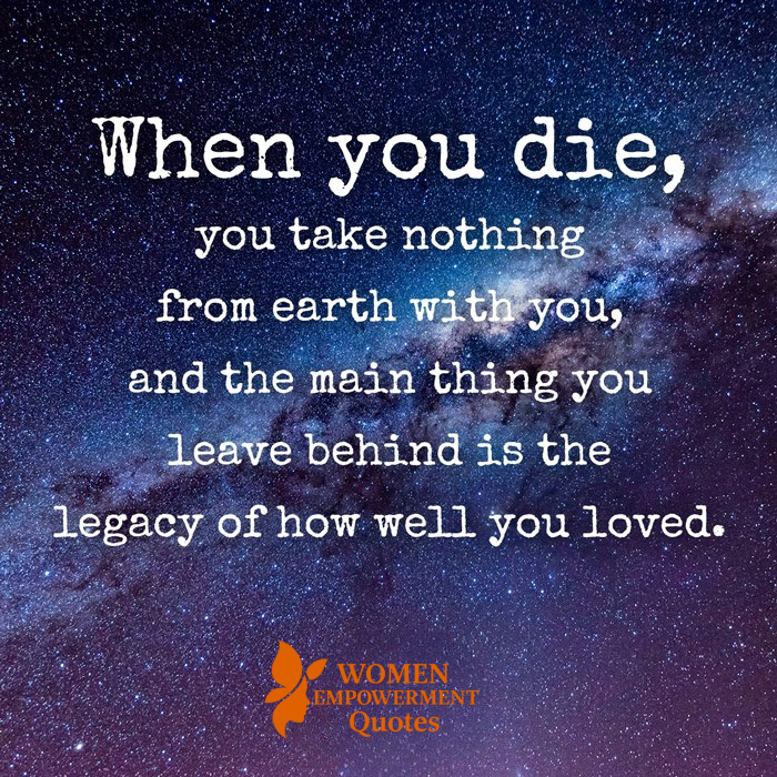 What Love Leaves Behind: The Only Thing That Lasts