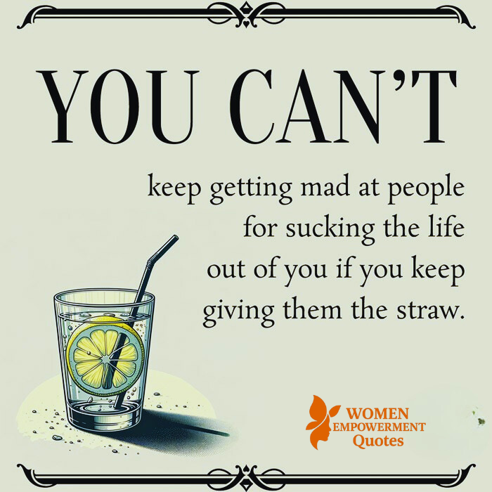 Protect Your Peace—Don’t Hand Them the Straw