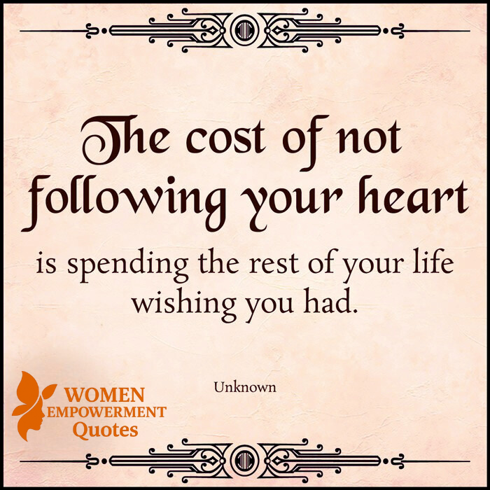 When You Ignore Your Heart, You Lose Yourself