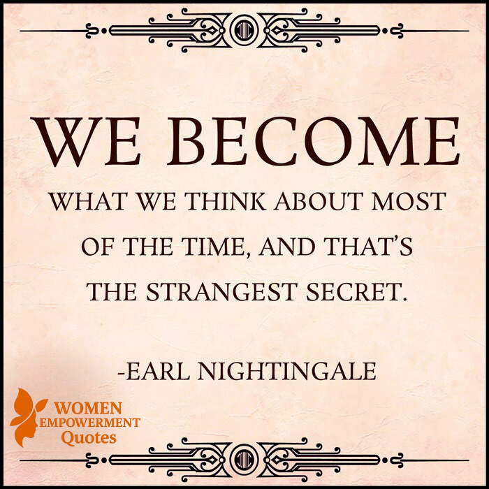 What You Dwell On, You Become