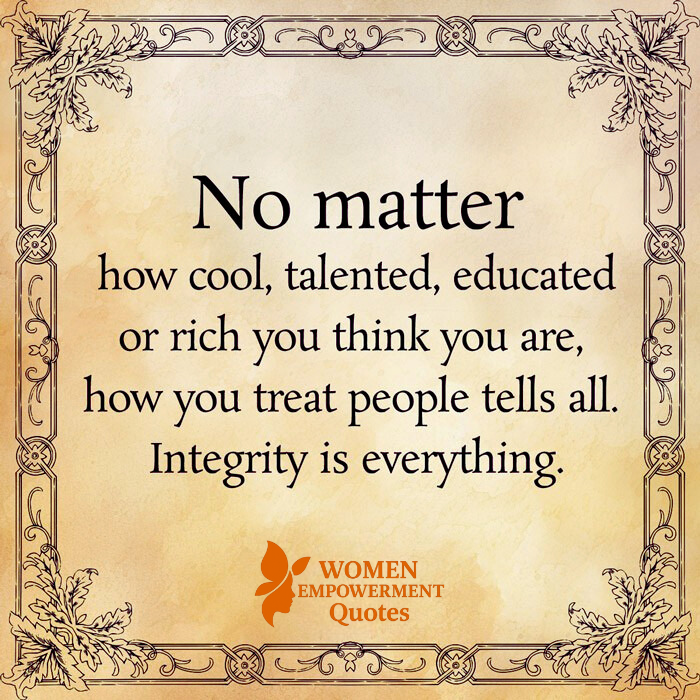 When Character Speaks Louder Than Success