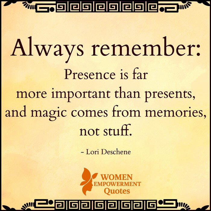 The Gift of Being There: Why Presence Outshines Presents