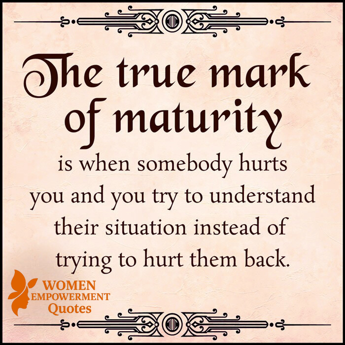 When Hurt Meets Understanding: The Quiet Strength of Maturity