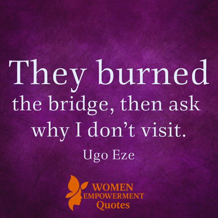 When the Bridge Is Gone, Don’t Ask Why I Stayed Away
