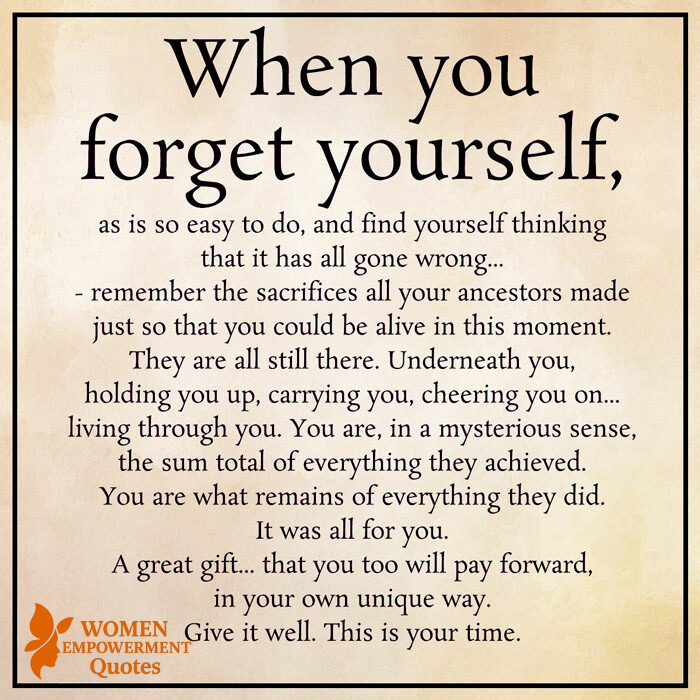 Remembering Who You Are: Drawing Strength from Those Who Came Before
