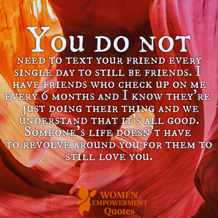 True Friendship Doesn’t Need a Daily Reminder