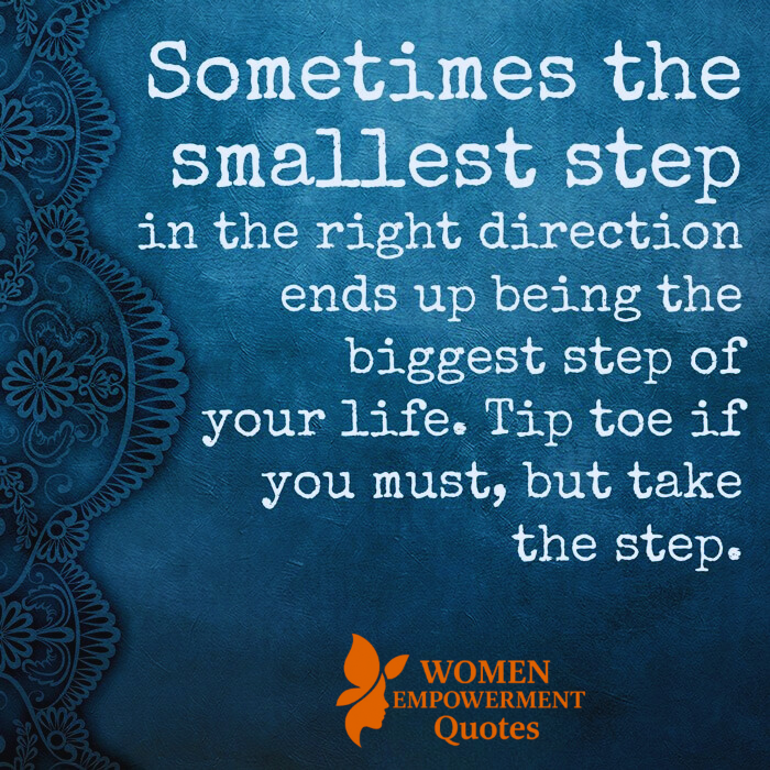 One Small Step Can Change Everything