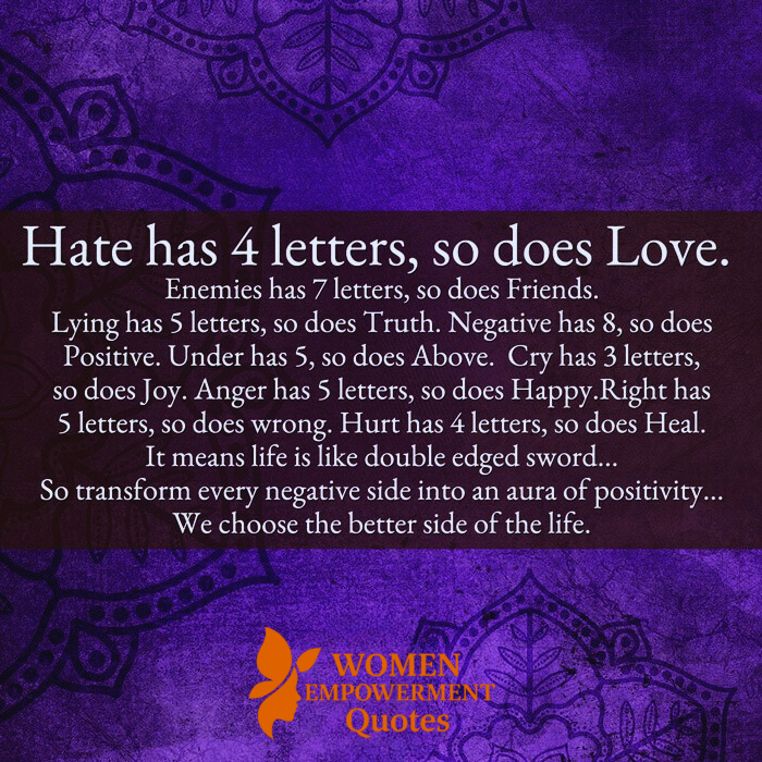 One Word Away: Choosing Love in a World of Contrasts