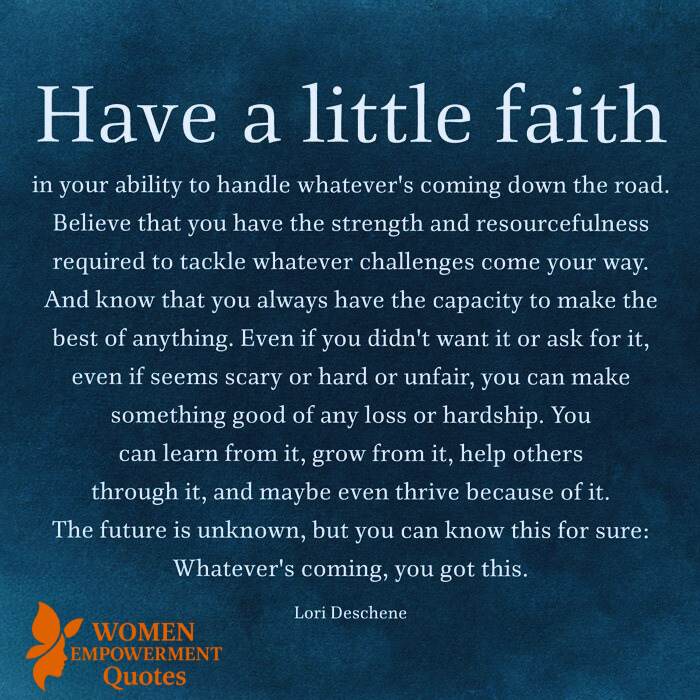 Trust the Strength Within: Facing Life’s Uncertainty with Grace