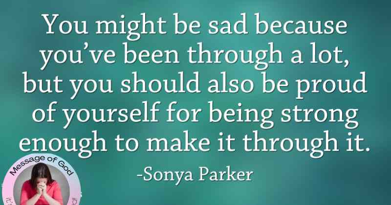 Being Proud of Yourself for Overcoming Challenges - God's Messages