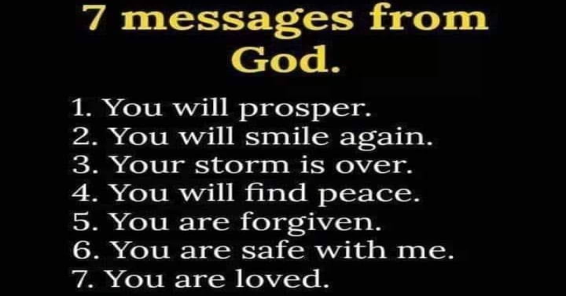 7 Messages of Hope and Encouragement from God - God's Messages