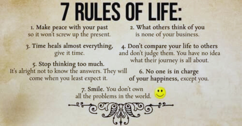 7 Rules of Life: A Guide to Mindful Living