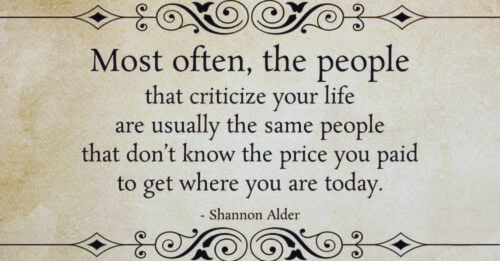 The Wisdom of Shannon Alder: Understanding Criticism and Judgment