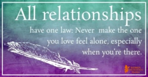 Let No One Feel Alone Beside You