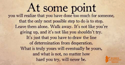 The Strength in Letting Go