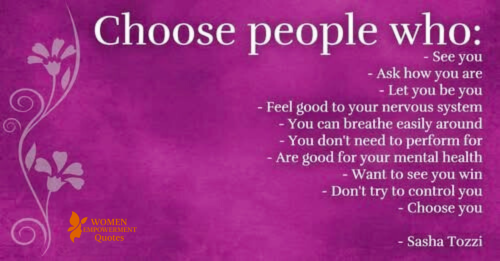 Choose the Souls That See Yours