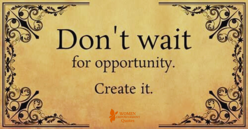 Embrace the Power to Create Opportunity