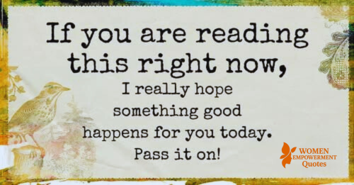 A SIMPLE MESSAGE CAN CHANGE A LIFE