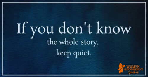 THE STRENGTH TO BE STILL: WHEN SILENCE SPEAKS LOUDER THAN WORDS