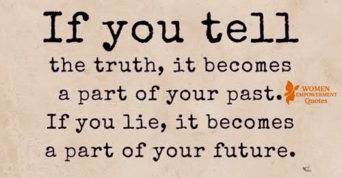 THE FREEDOM THAT COMES WITH TRUTH