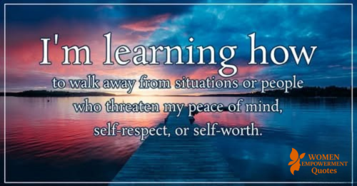 WHEN WALKING AWAY IS AN ACT OF LOVE FOR YOURSELF