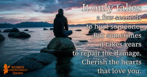 WORDS CAN WOUND, LOVE CAN HEAL